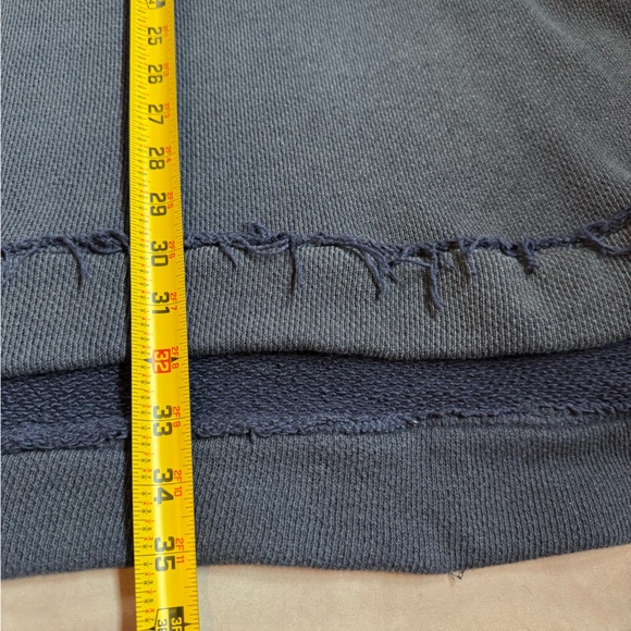 Free People Snow Angel Nordic Fair Isle Sweater Blue Thermal Knit Oversized Med - Picture 12 of 13